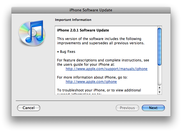 how to download software update for iphone 3g
